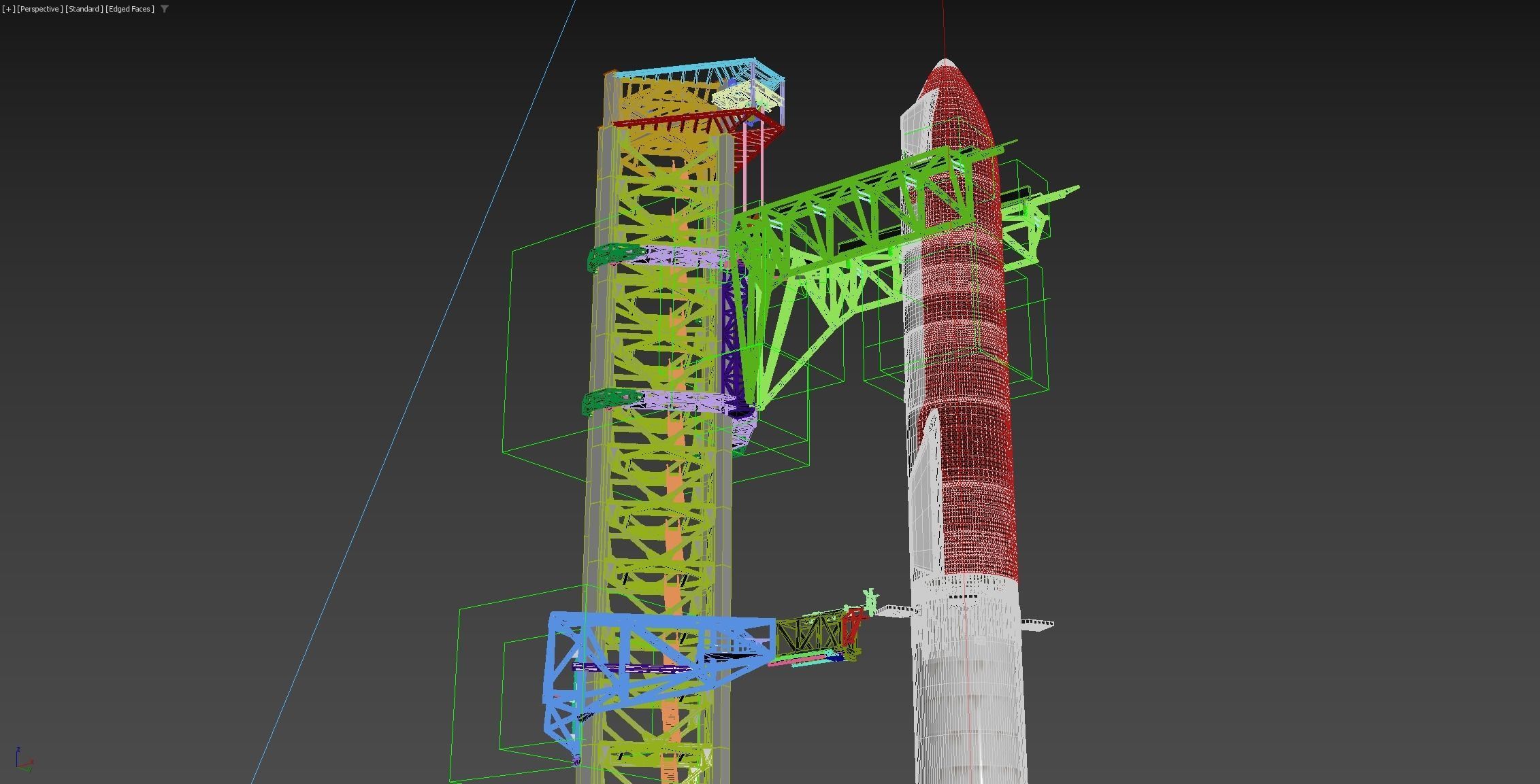 SpaceX Starbase Launch Facility 3D model_24