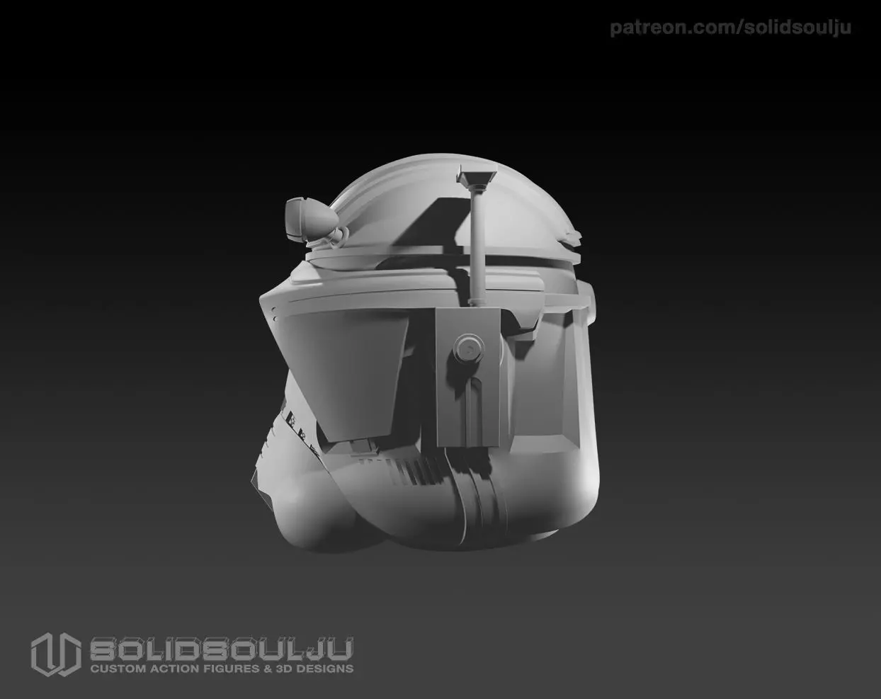 Star Wars clone trooper phase 2 helmets 3D print model_6