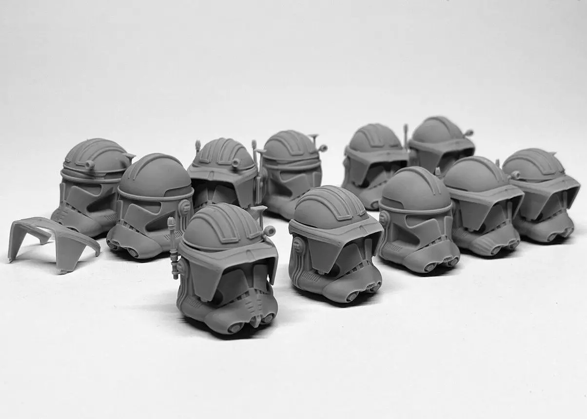 Star Wars clone trooper phase 2 helmets 3D print model_4