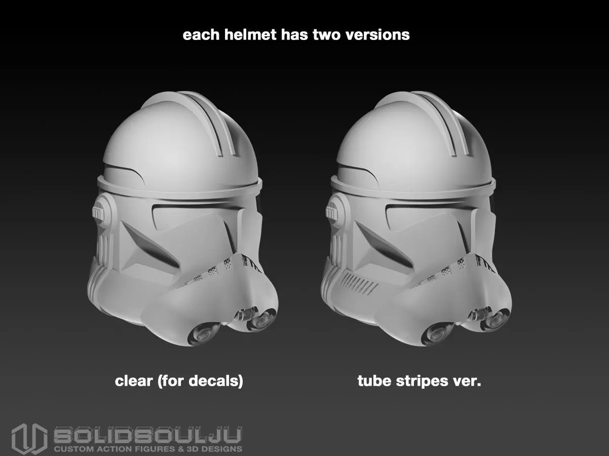 Star Wars clone trooper phase 2 helmets 3D print model_3