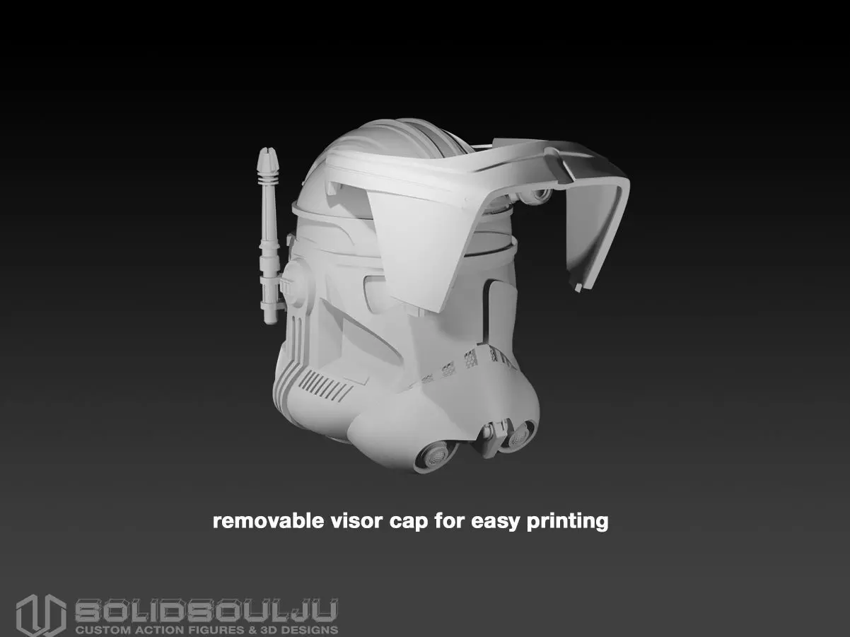 Star Wars clone trooper phase 2 helmets 3D print model_1