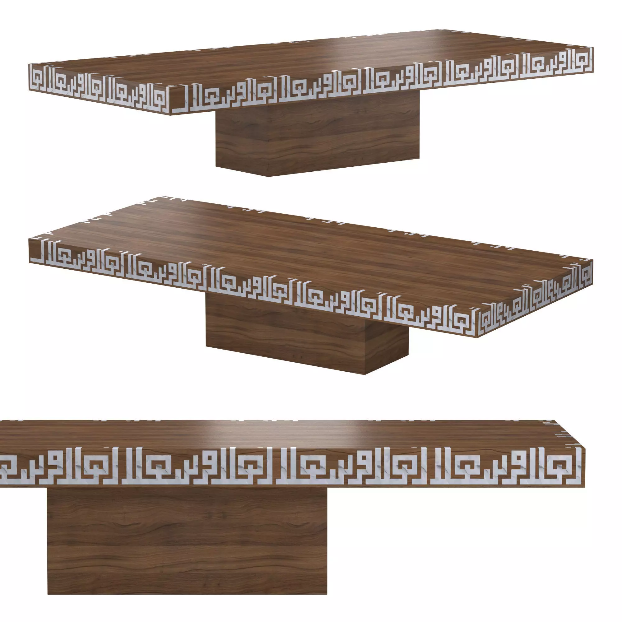 Coffee table Vostok 3D model_0