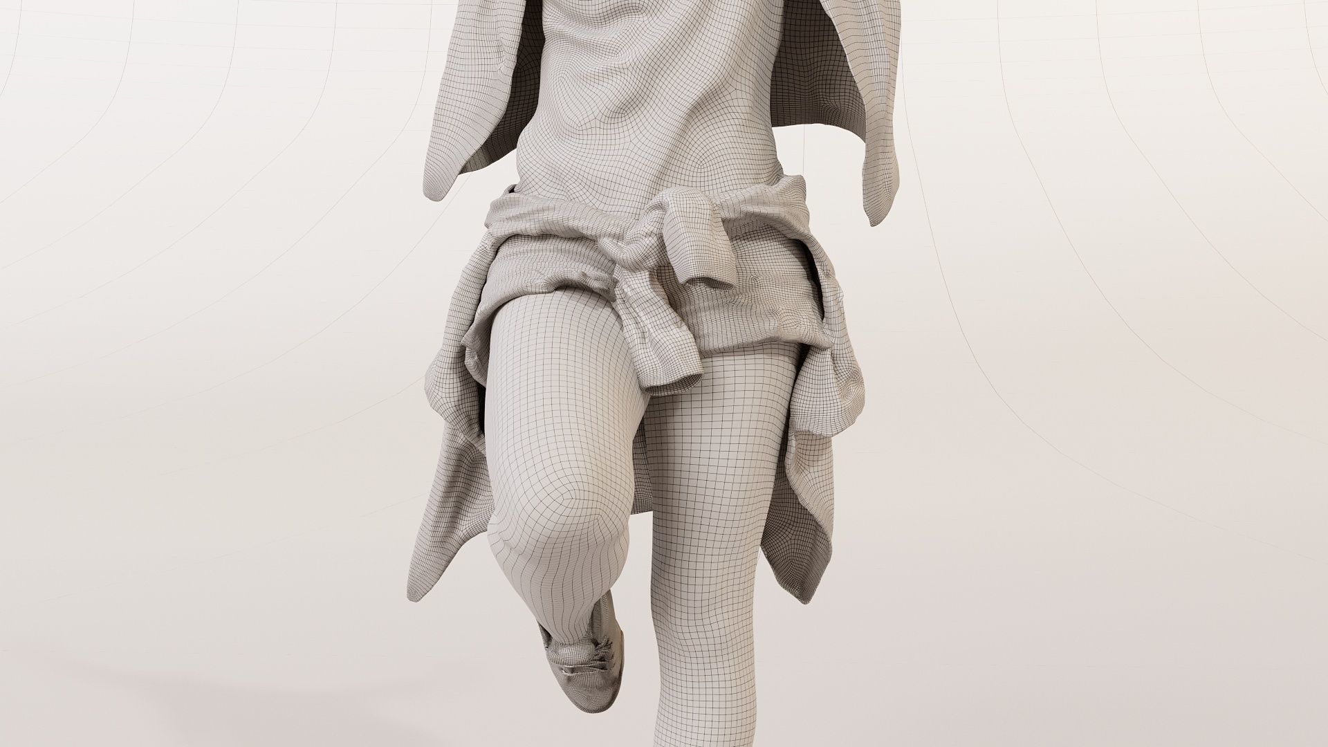 Realistic and Detailed 3D Model of a Young Woman 3D model_9
