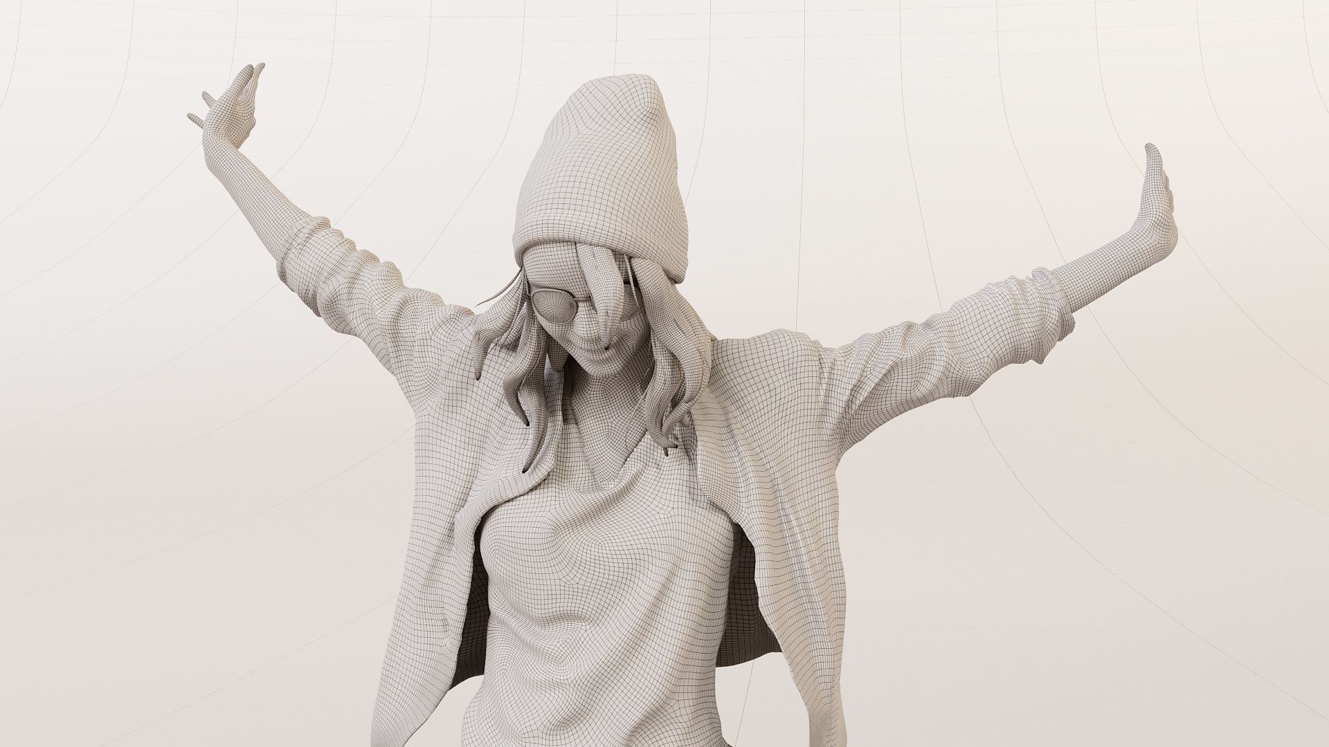 Realistic and Detailed 3D Model of a Young Woman 3D model_8