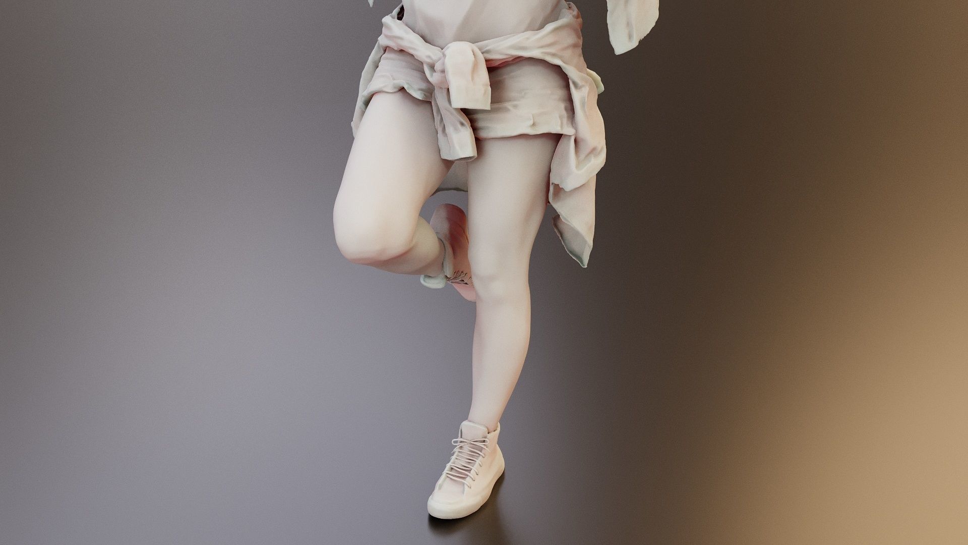 Realistic and Detailed 3D Model of a Young Woman 3D model_7