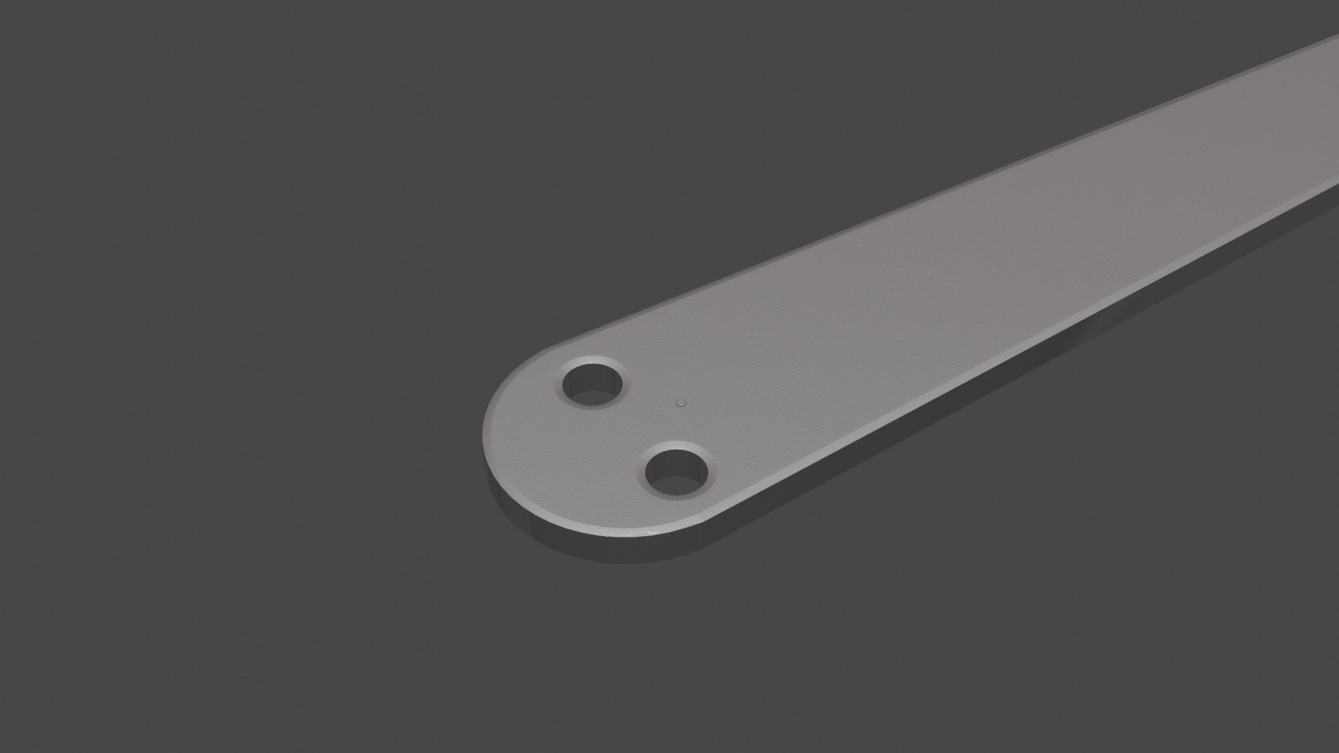 Squiddy balisong trainer  white low polygon Free low-poly 3D model_4