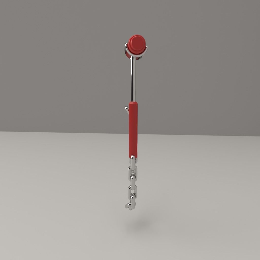 First aid hammer 3D model_1