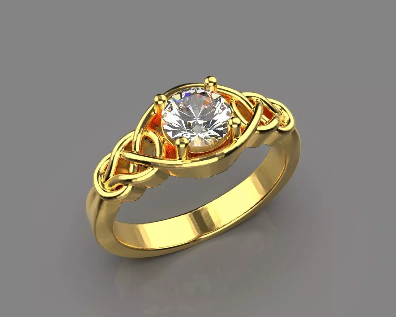 Engagement ring 156 3D print model