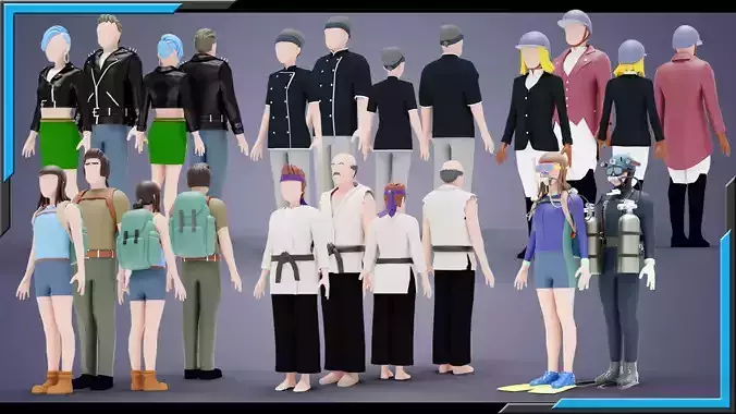 Base Characters Clothing Collection 