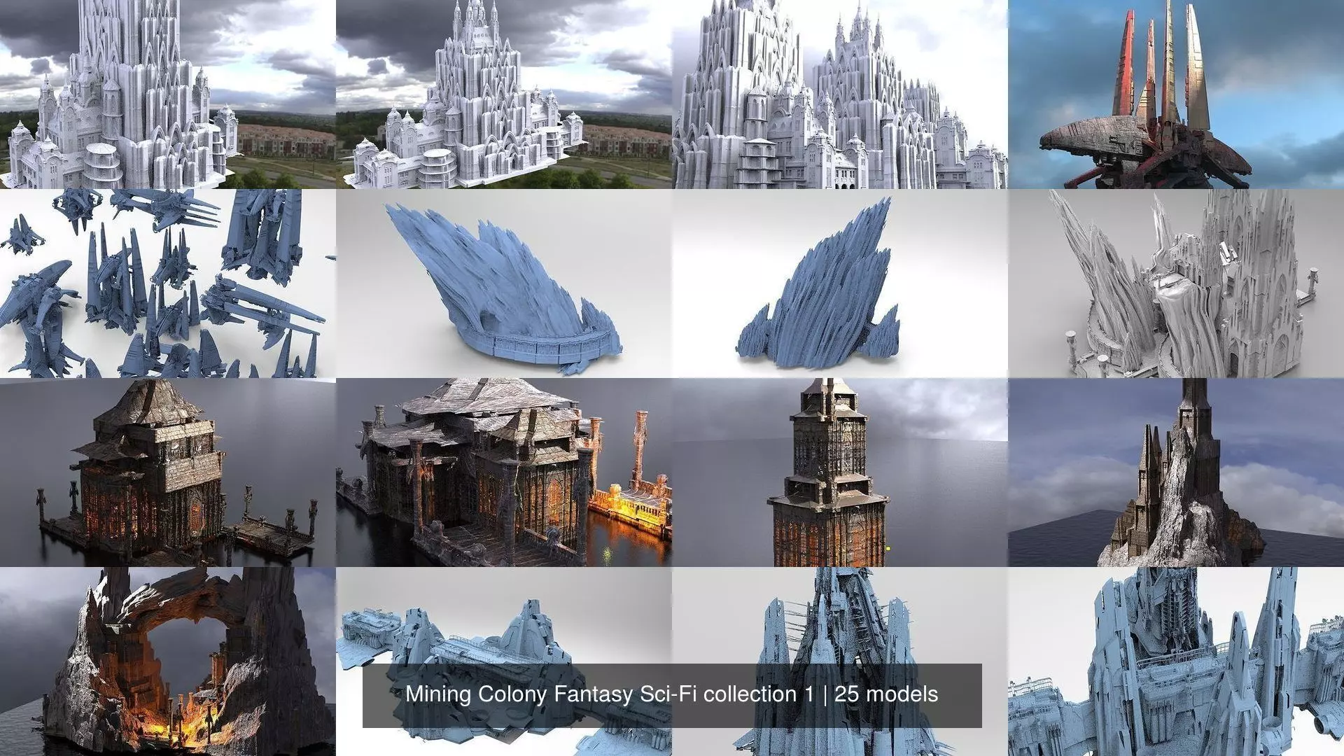 Mining Colony Fantasy Sci-Fi collection 1 _0