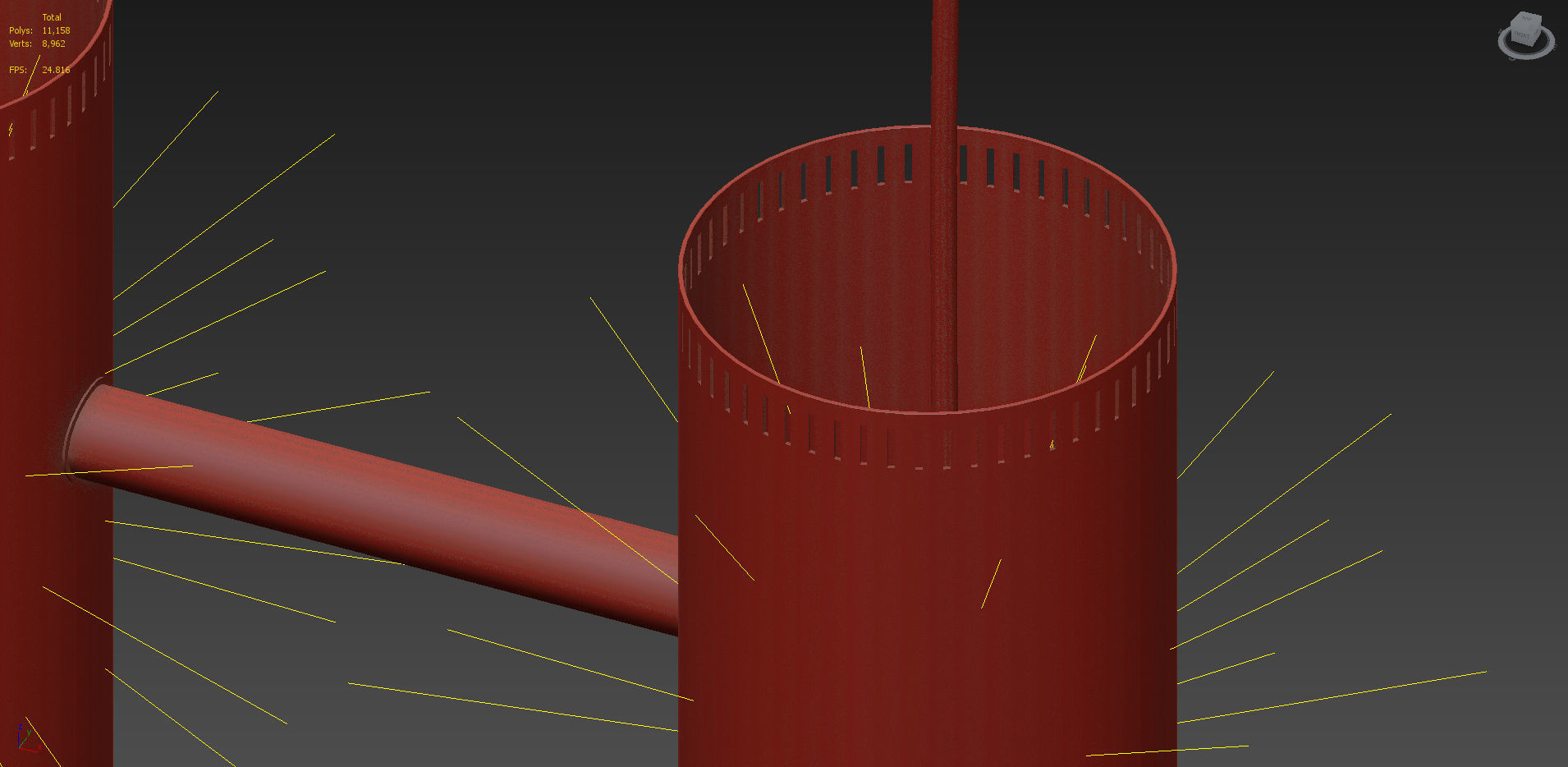 Cylinder III designed by Jo Hammerborg 3D model_9