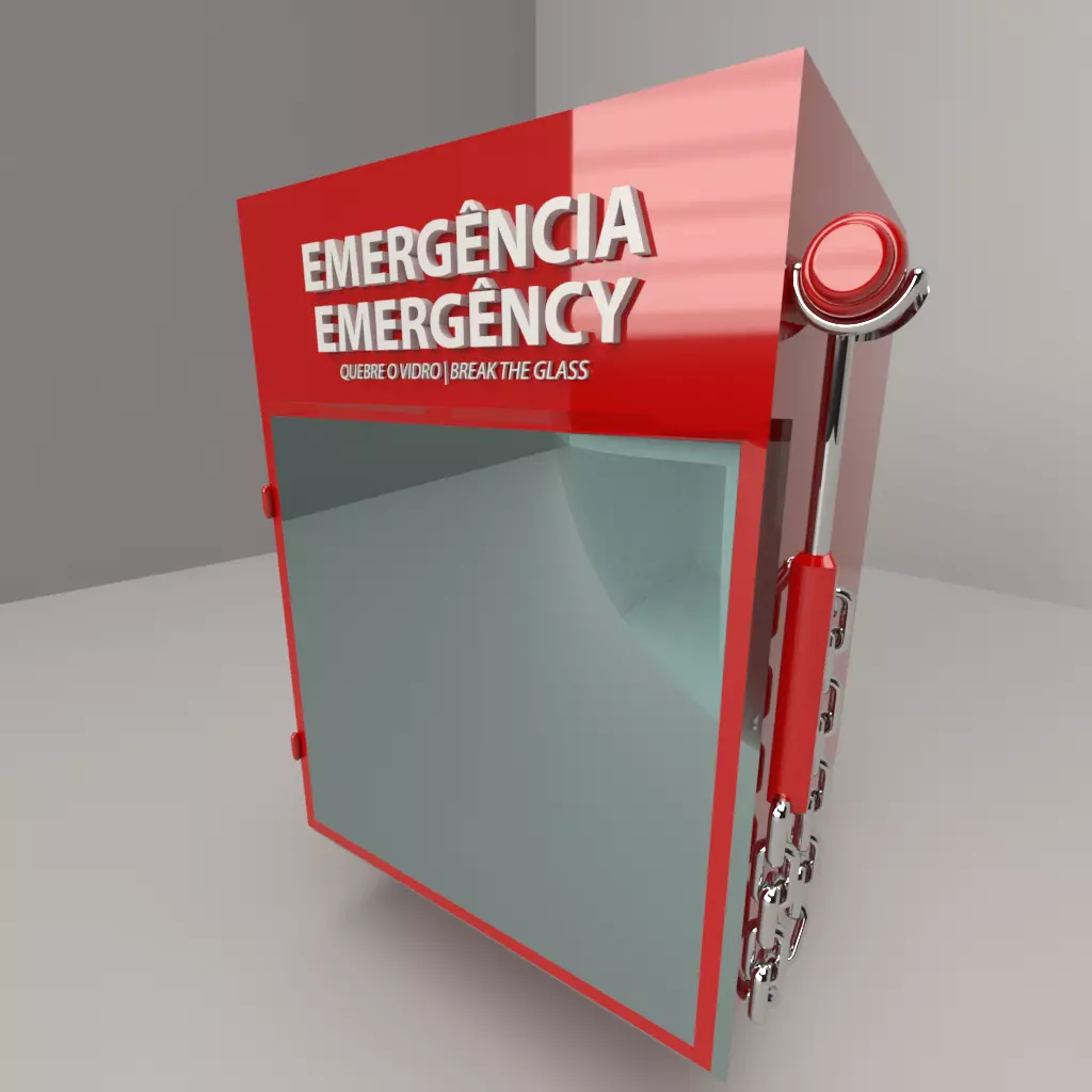 Emergency box 3D model