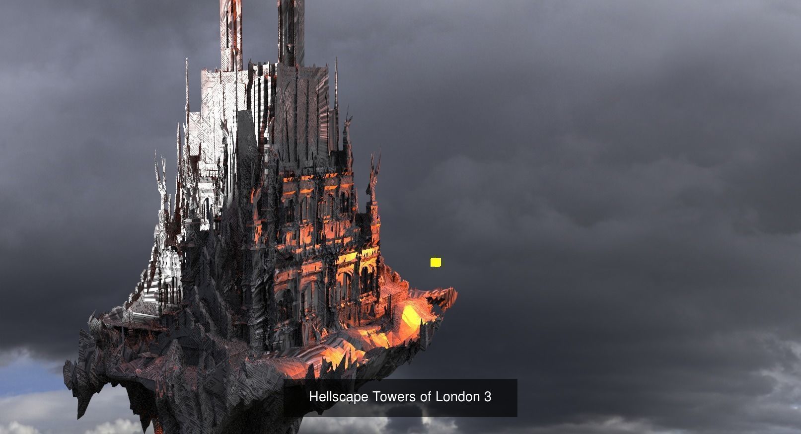 Fantasy English City architecture 1 3D Model Collection_13