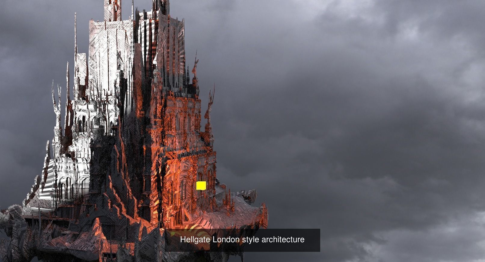 Fantasy English City architecture 1 3D Model Collection_12