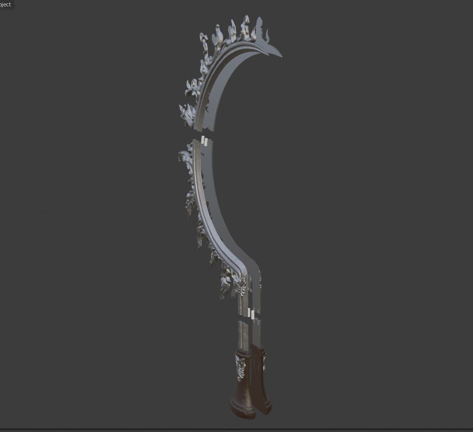 Eclipse Shotel from Elden Ring 3D print model_4