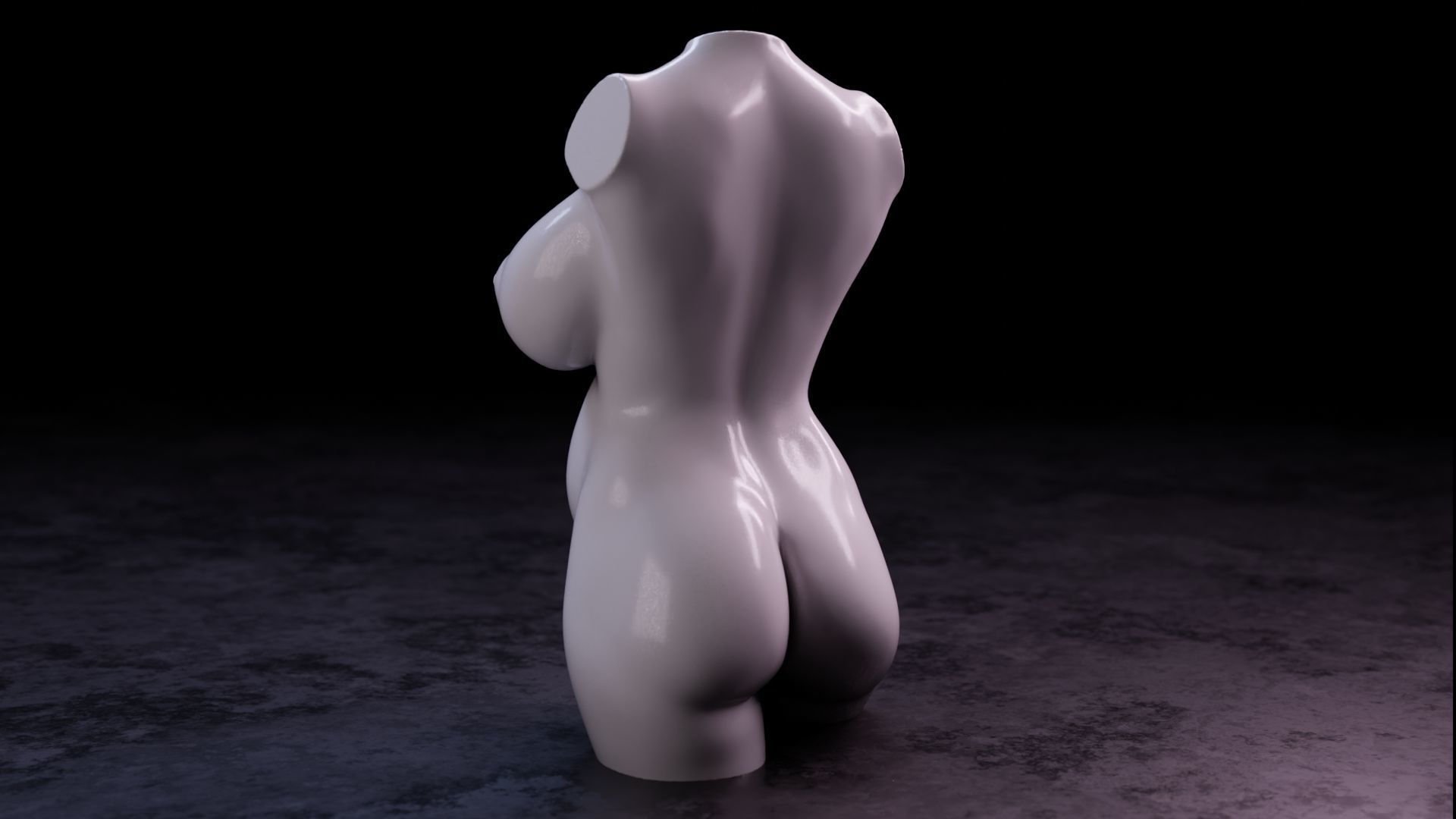Sexy girl 80 - Pregnant 3D print model_19