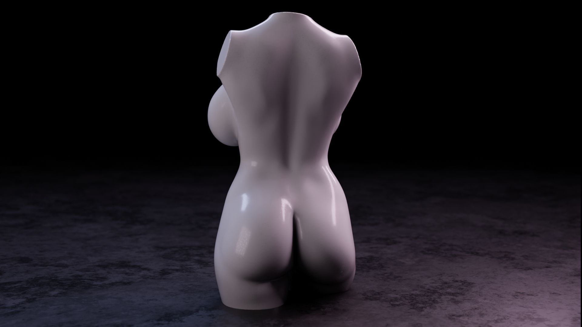 Sexy girl 80 - Pregnant 3D print model_21
