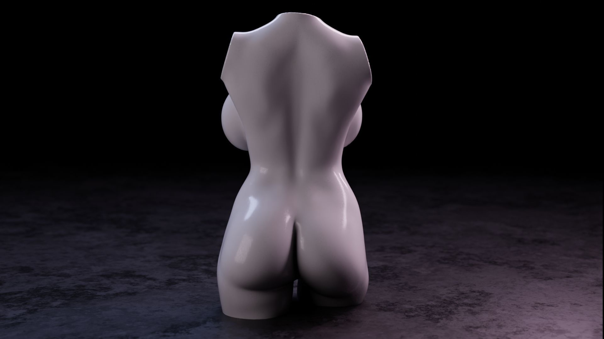 Sexy girl 80 - Pregnant 3D print model_22