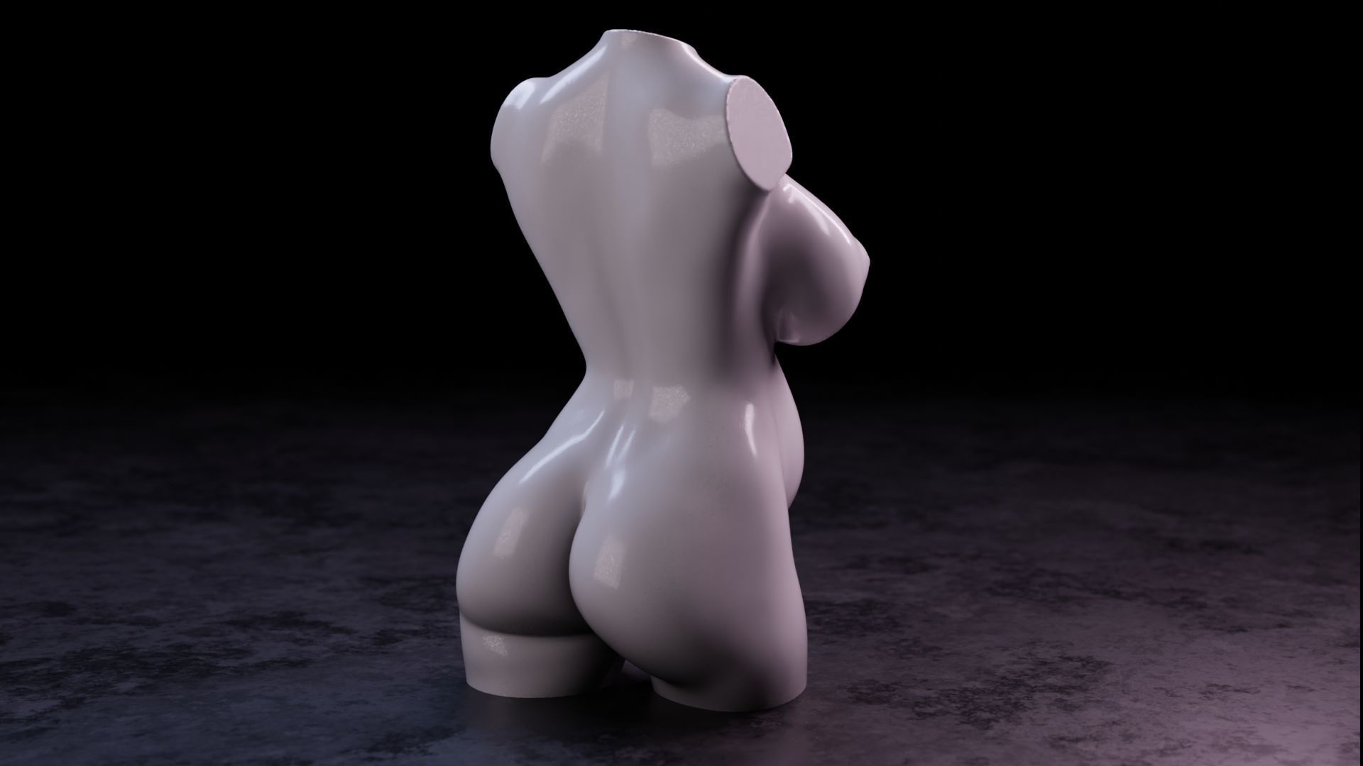 Sexy girl 80 - Pregnant 3D print model_26