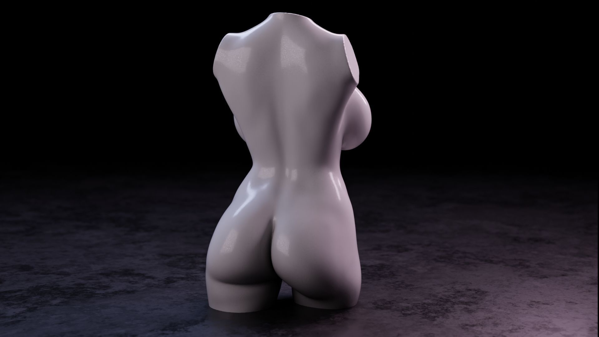 Sexy girl 80 - Pregnant 3D print model_24