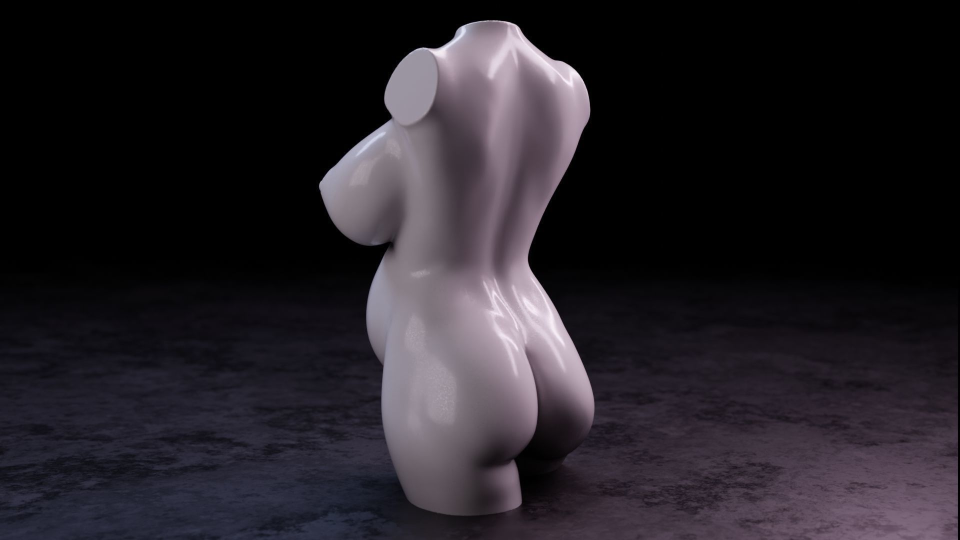 Sexy girl 80 - Pregnant 3D print model_18
