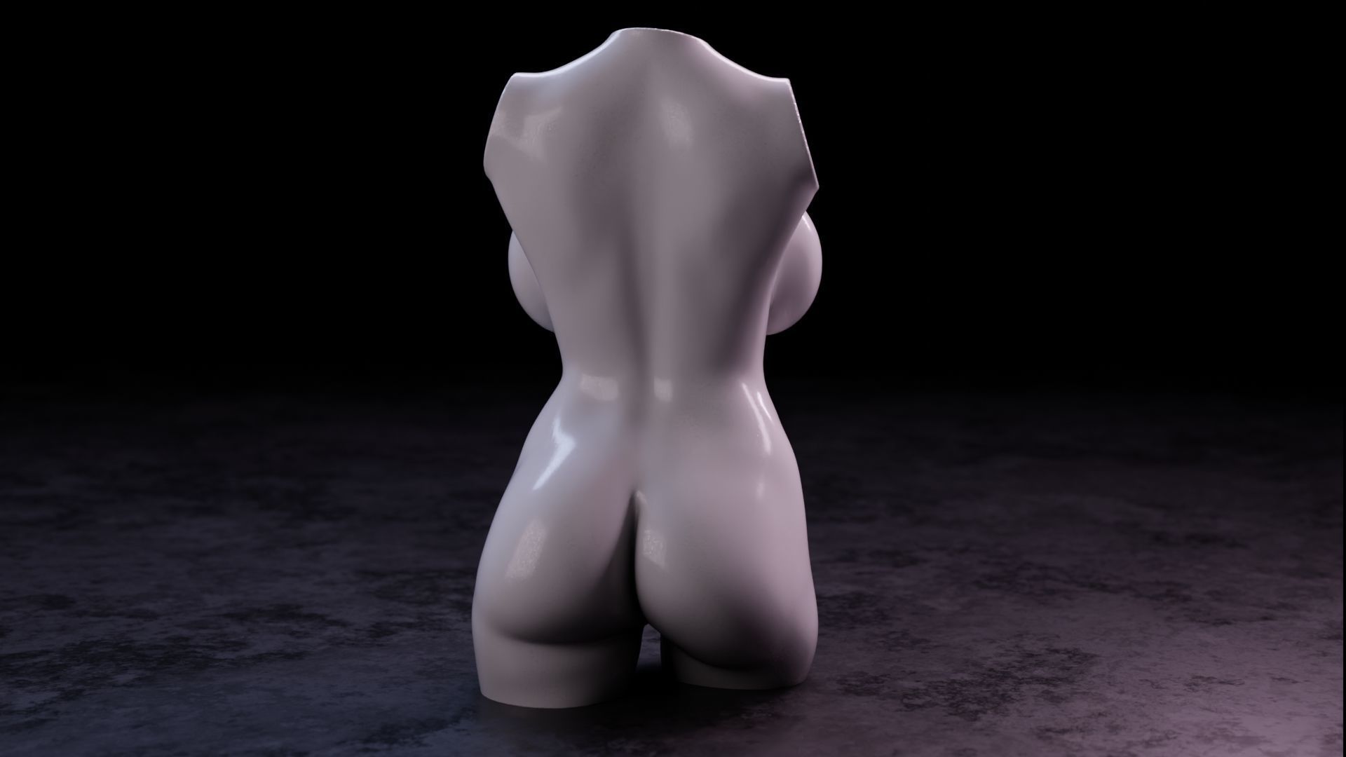 Sexy girl 80 - Pregnant 3D print model_23