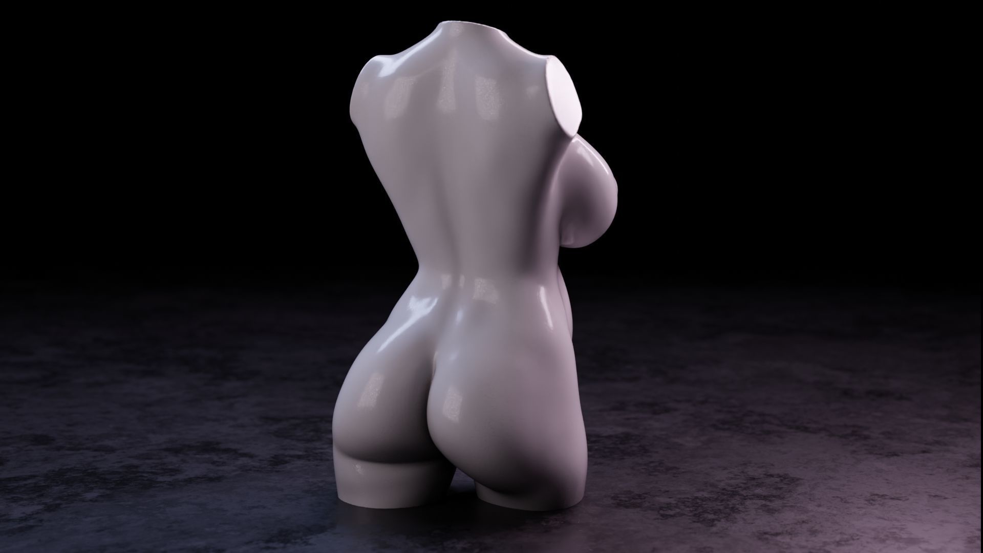 Sexy girl 80 - Pregnant 3D print model_25