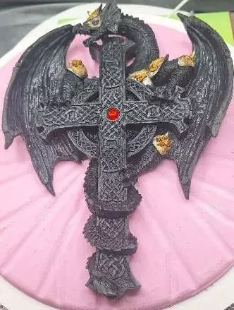 dragon celtic cross v2 3D print model