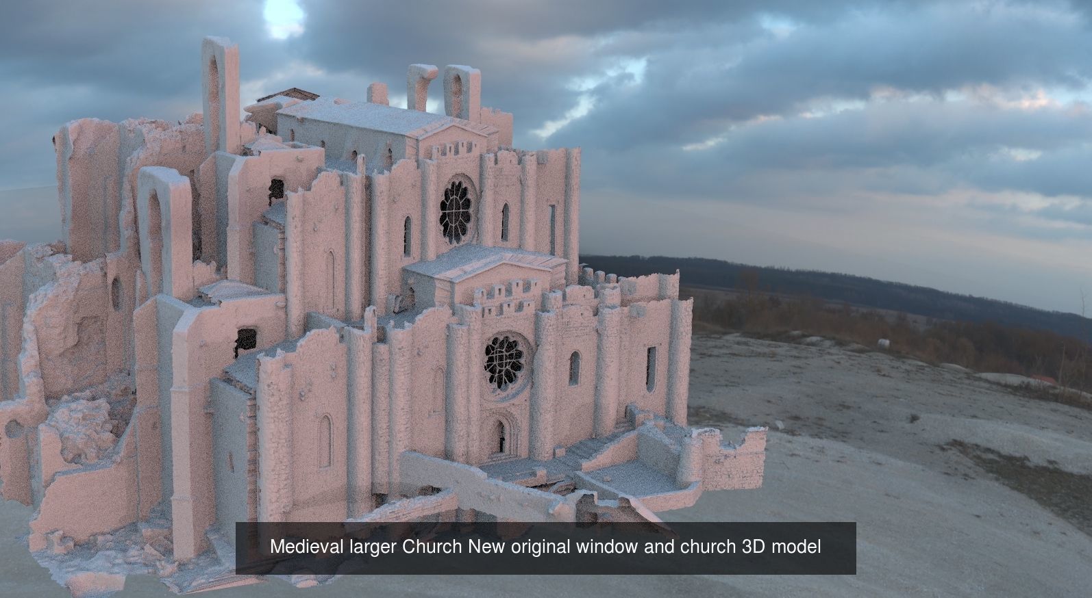 Four elements Sculpture and architecture  3D Model Collection_6