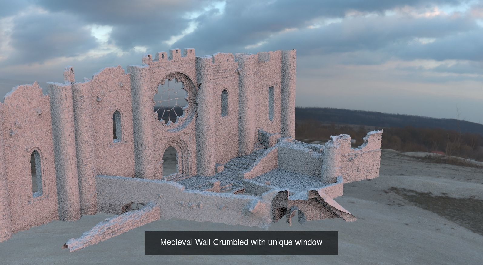 Four elements Sculpture and architecture  3D Model Collection_4