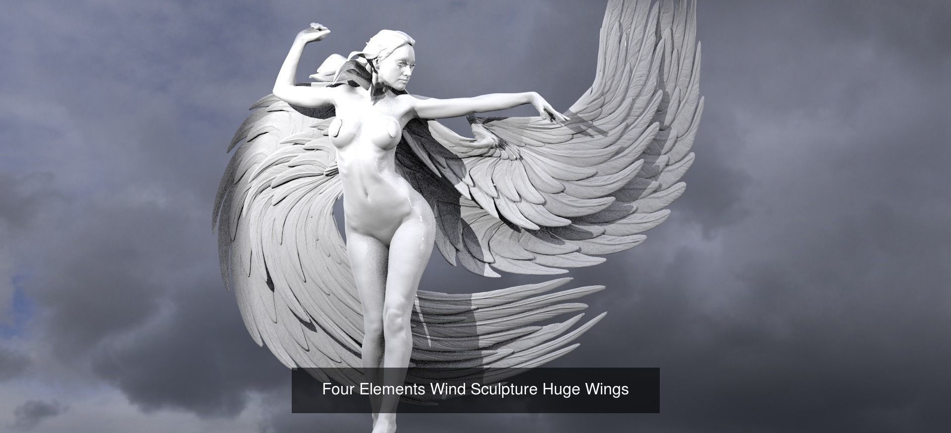 Four elements Sculpture and architecture  3D Model Collection_28