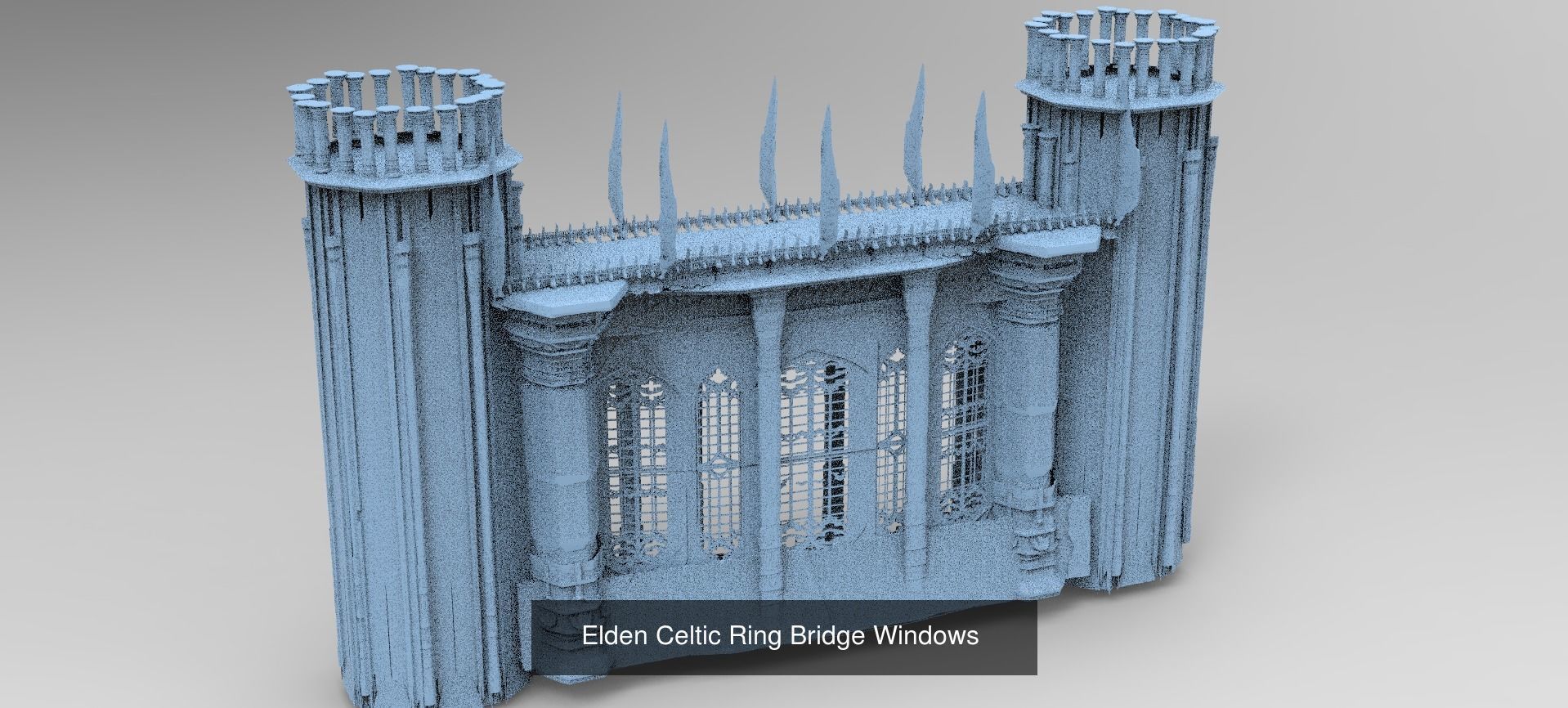 Four elements Sculpture and architecture  3D Model Collection_25