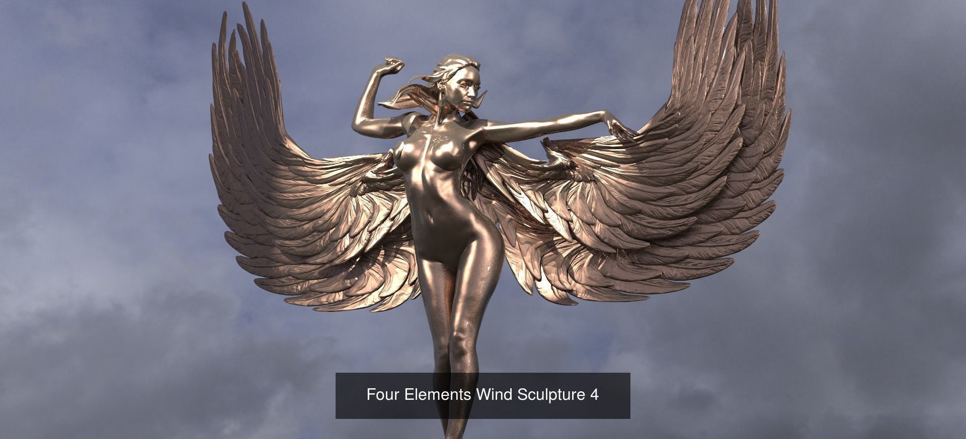 Four elements Sculpture and architecture  3D Model Collection_29