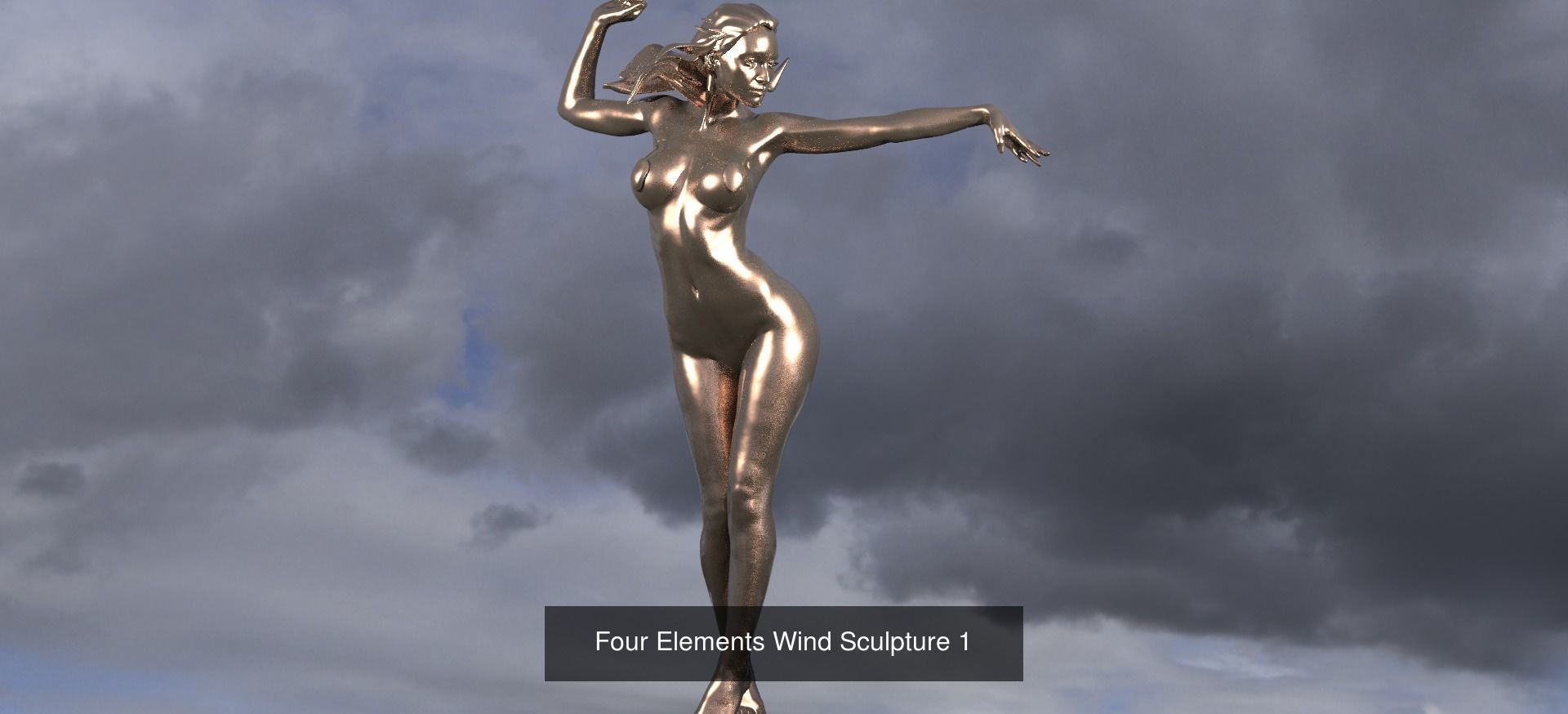 Four elements Sculpture and architecture  3D Model Collection_26