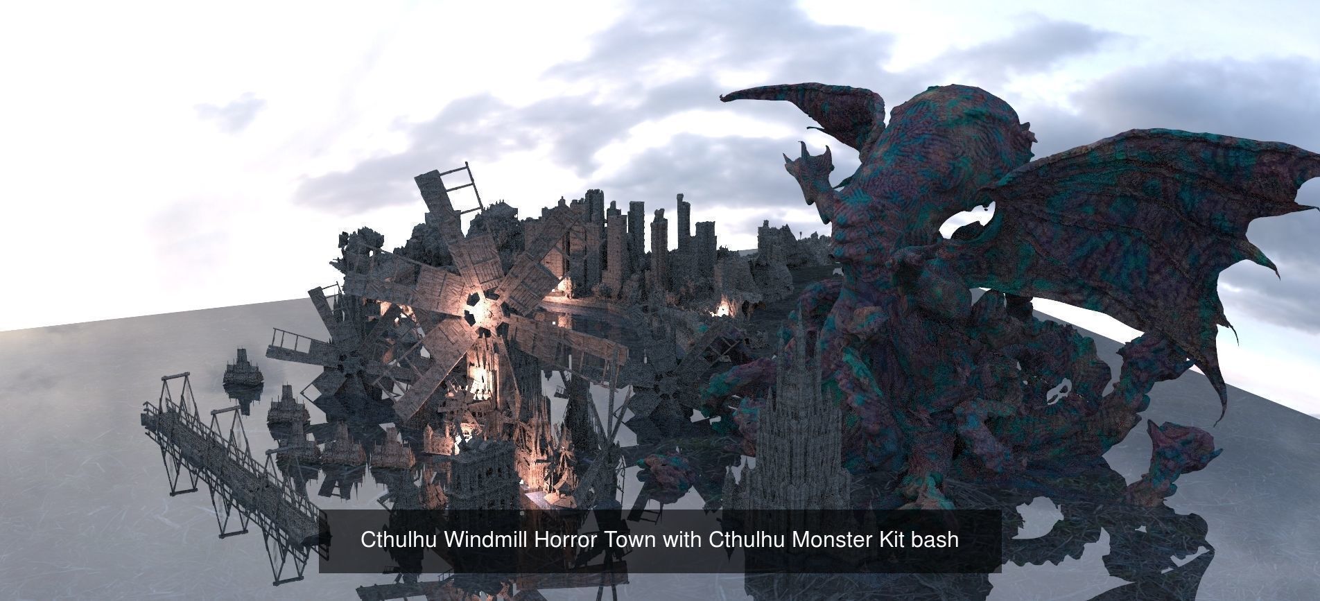 Four elements Sculpture and architecture  3D Model Collection_22