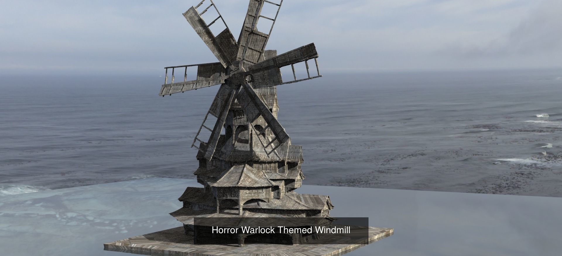 Four elements Sculpture and architecture  3D Model Collection_16