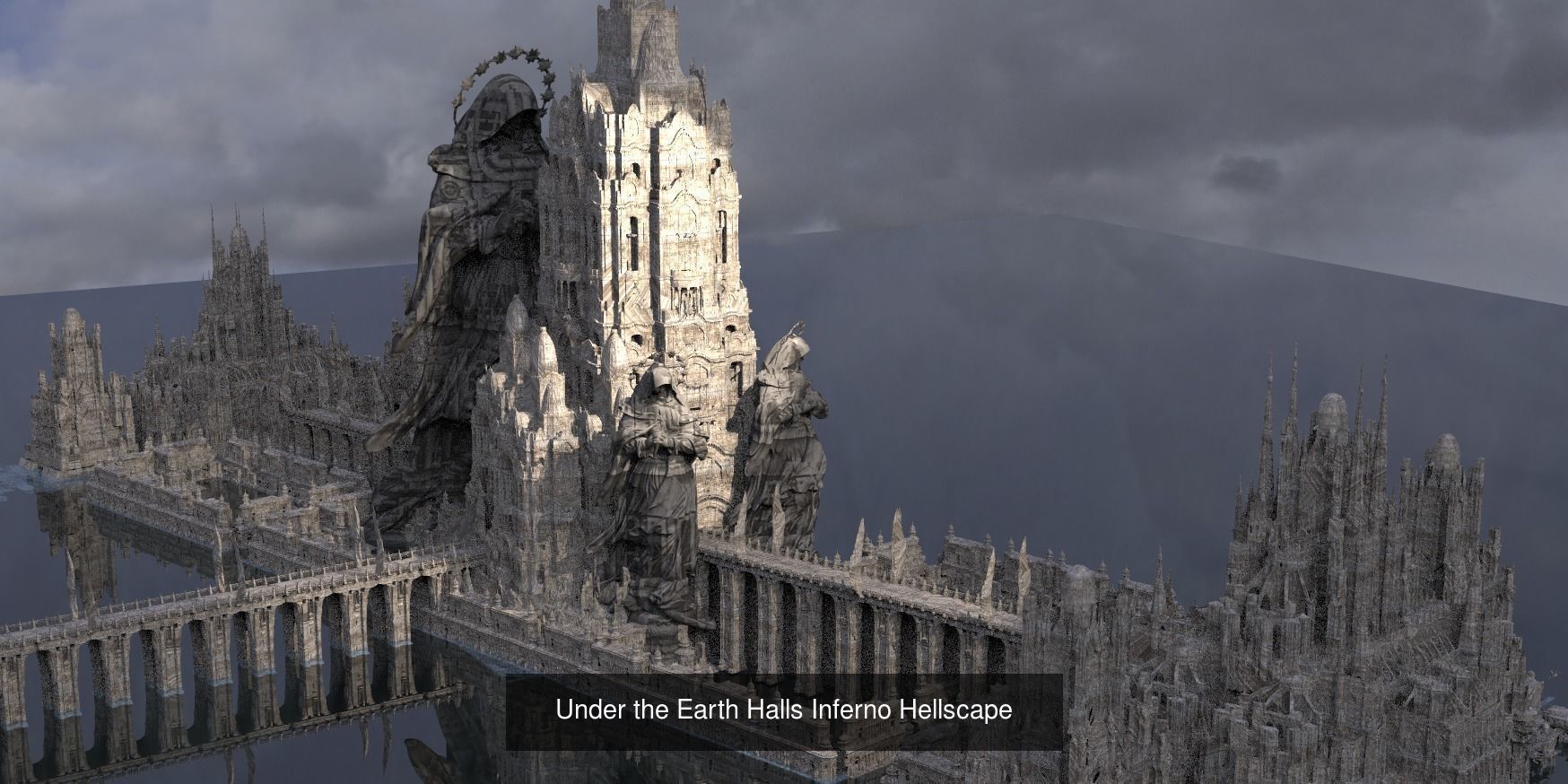 Four elements Sculpture and architecture  3D Model Collection_24