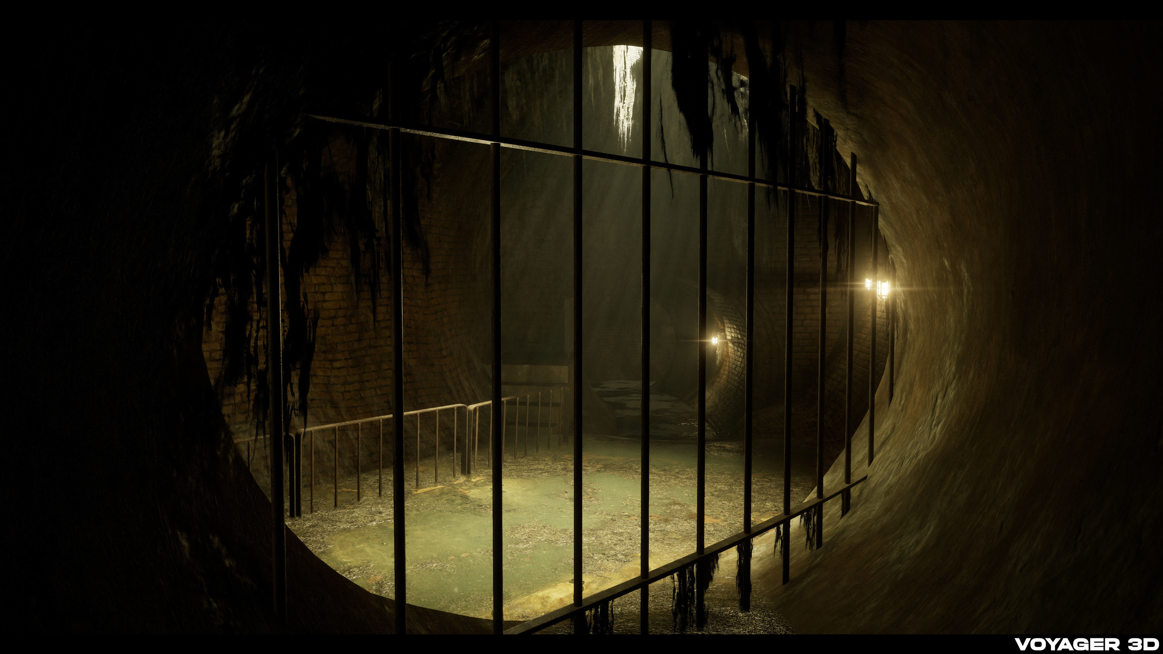 London Sewer Modular Pack Low-poly 3D model_10