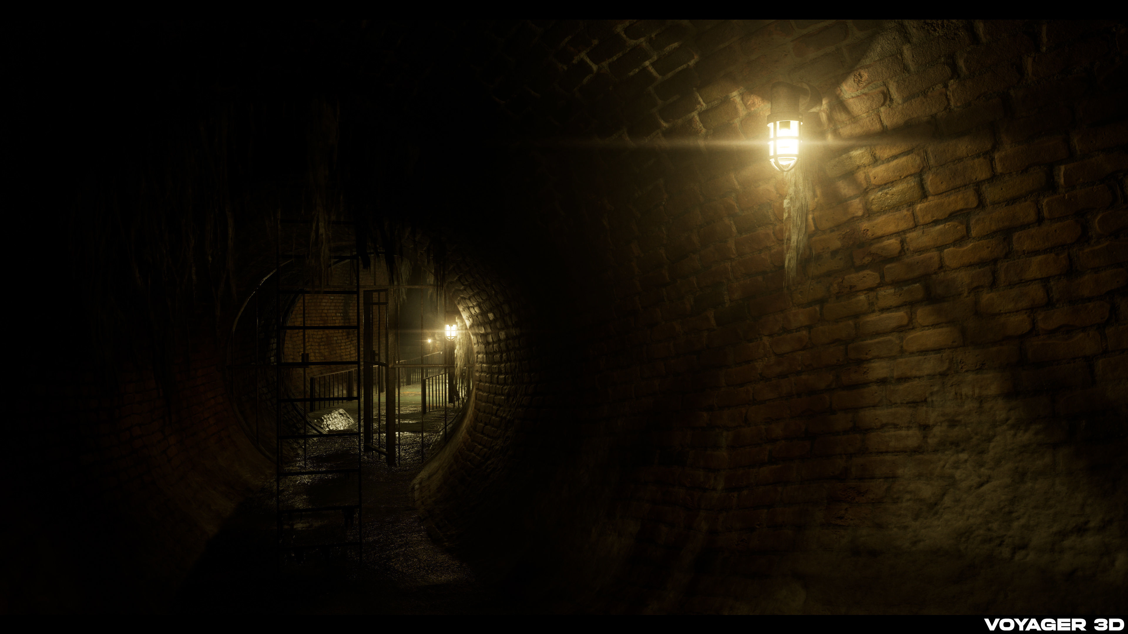 London Sewer Modular Pack Low-poly 3D model_15