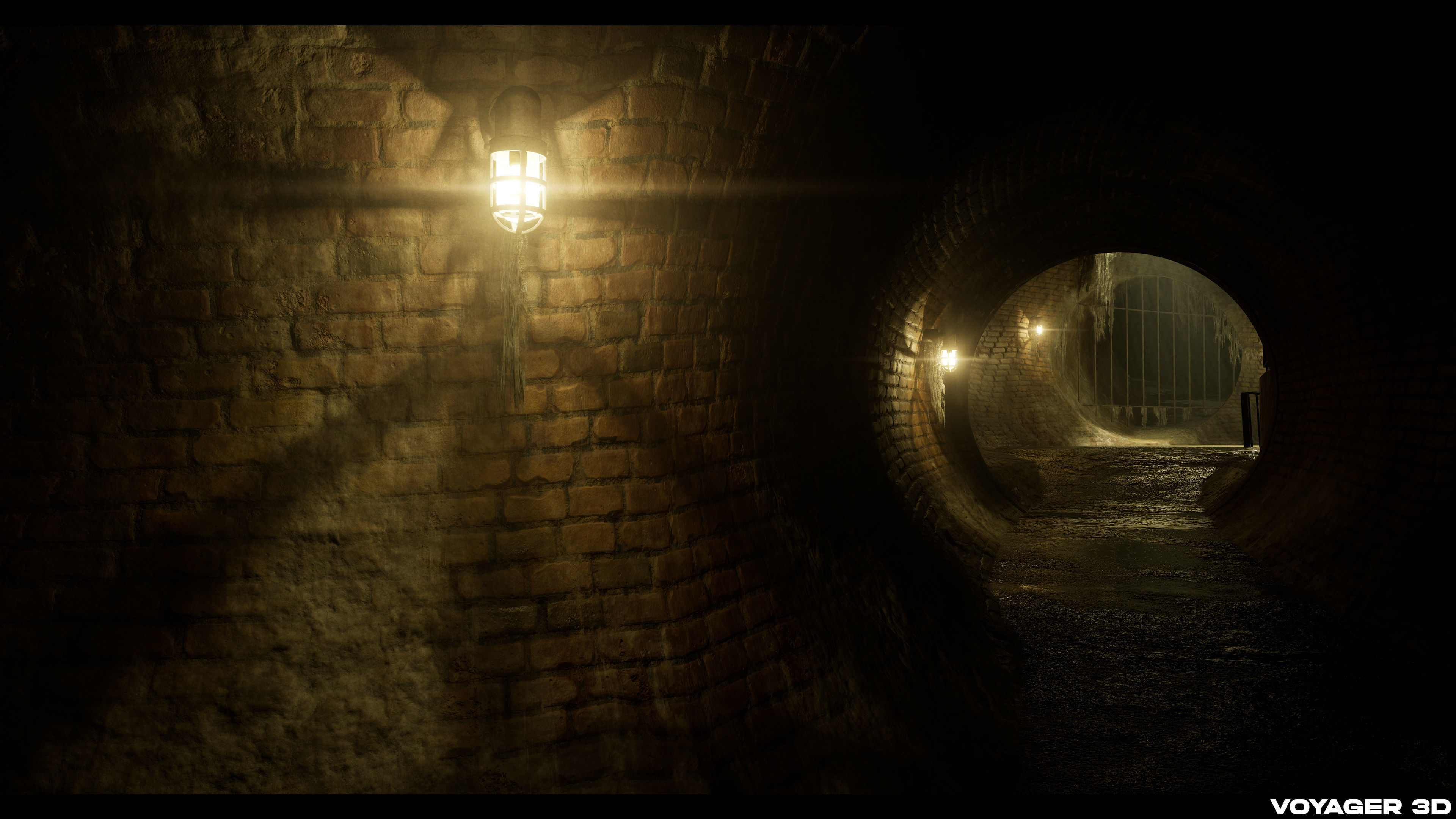 London Sewer Modular Pack Low-poly 3D model_11