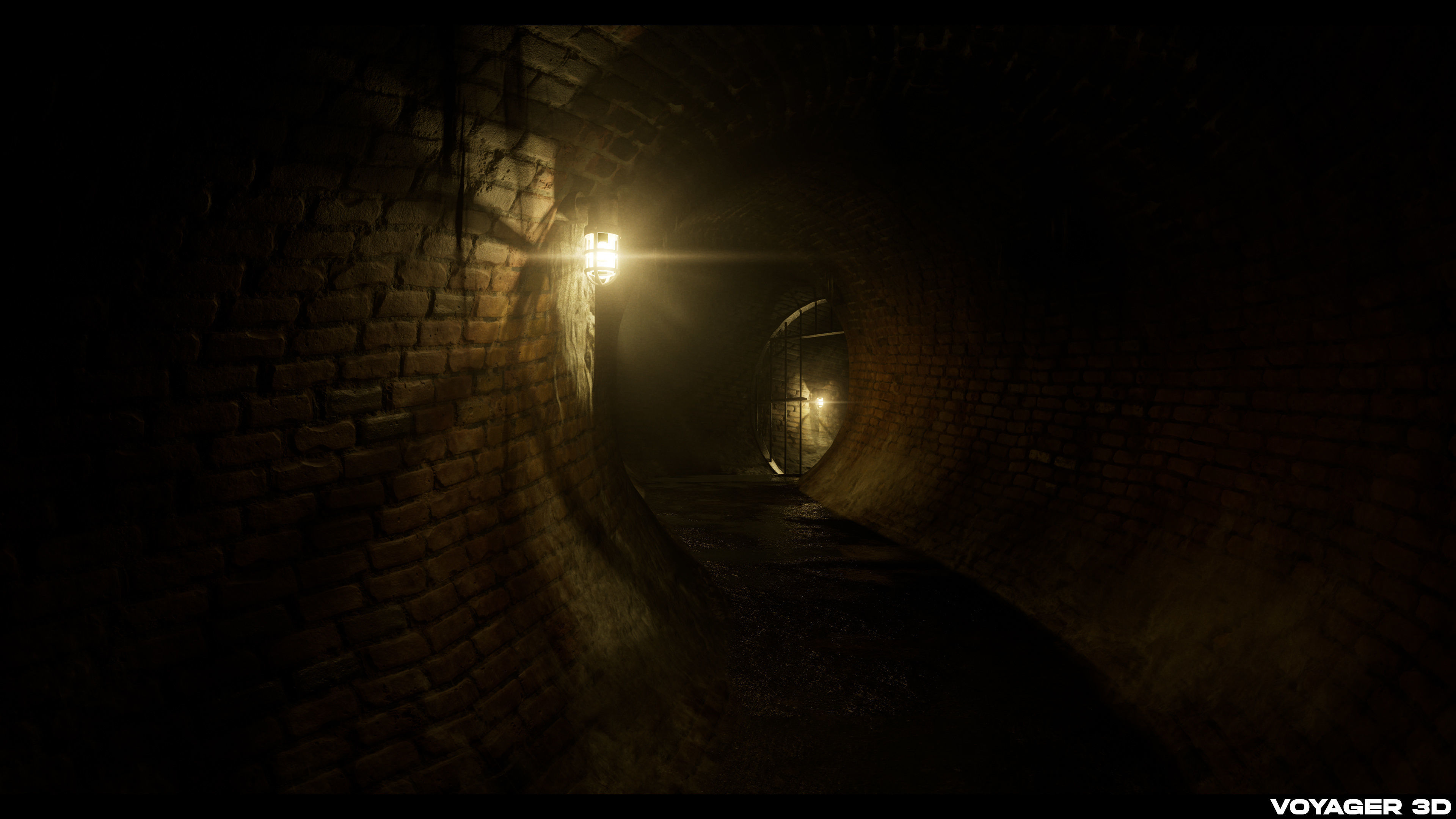 London Sewer Modular Pack Low-poly 3D model_13
