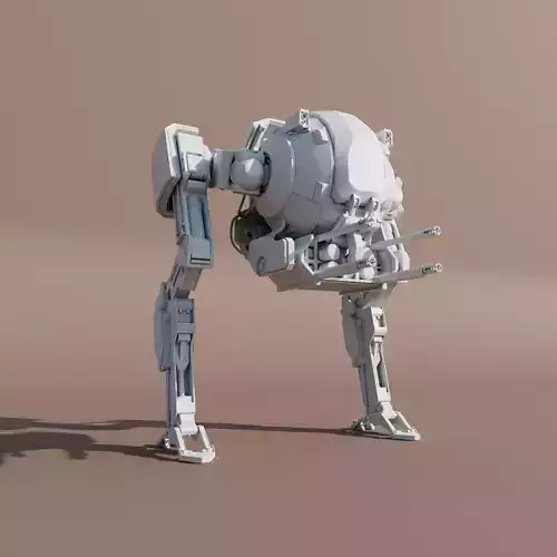 Cyberpunk Mech Suit 3D model