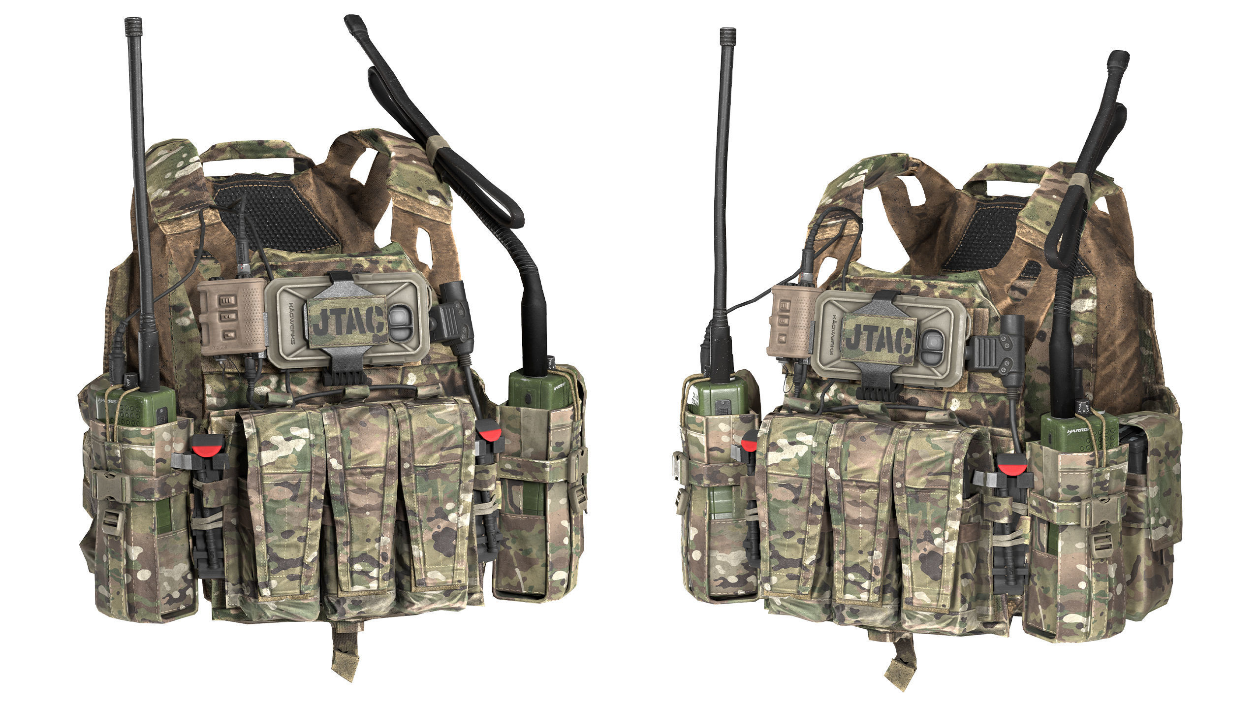JPC PLATE CARRIER BUNDLE 3D Model Collection_42