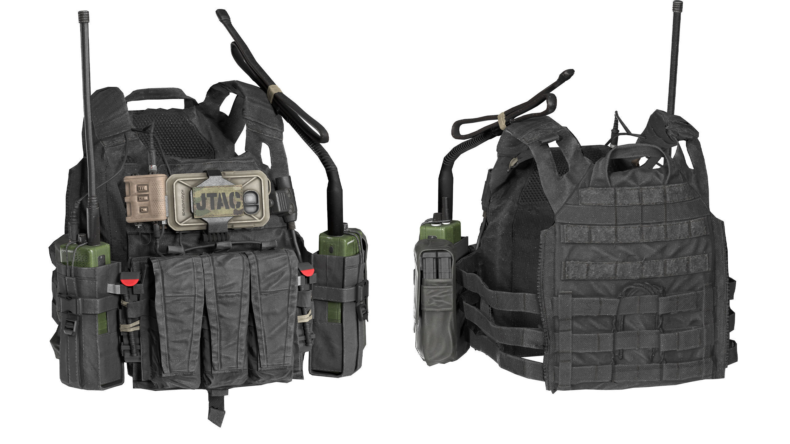JPC PLATE CARRIER BUNDLE 3D Model Collection_26