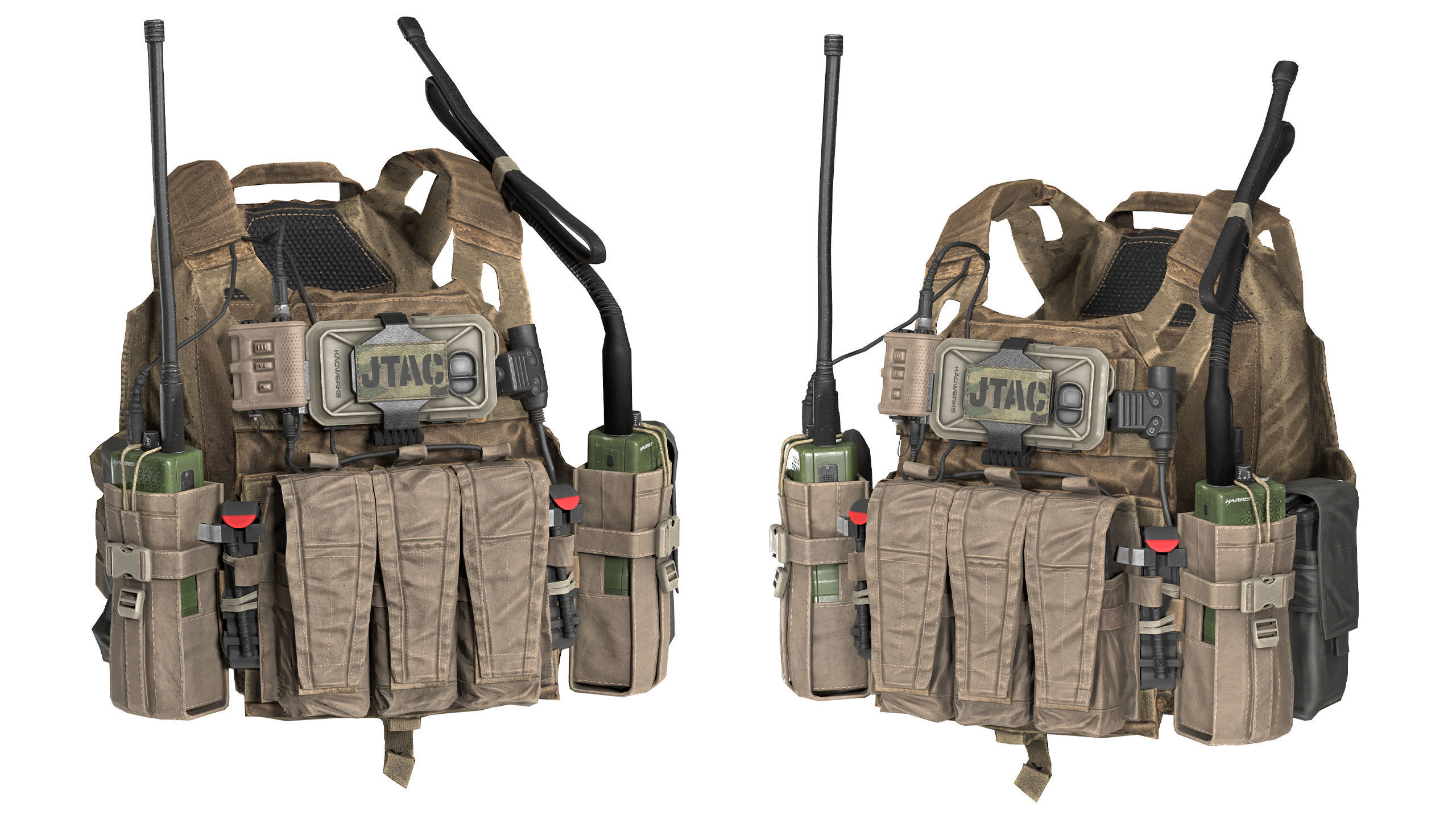 JPC PLATE CARRIER BUNDLE 3D Model Collection_21