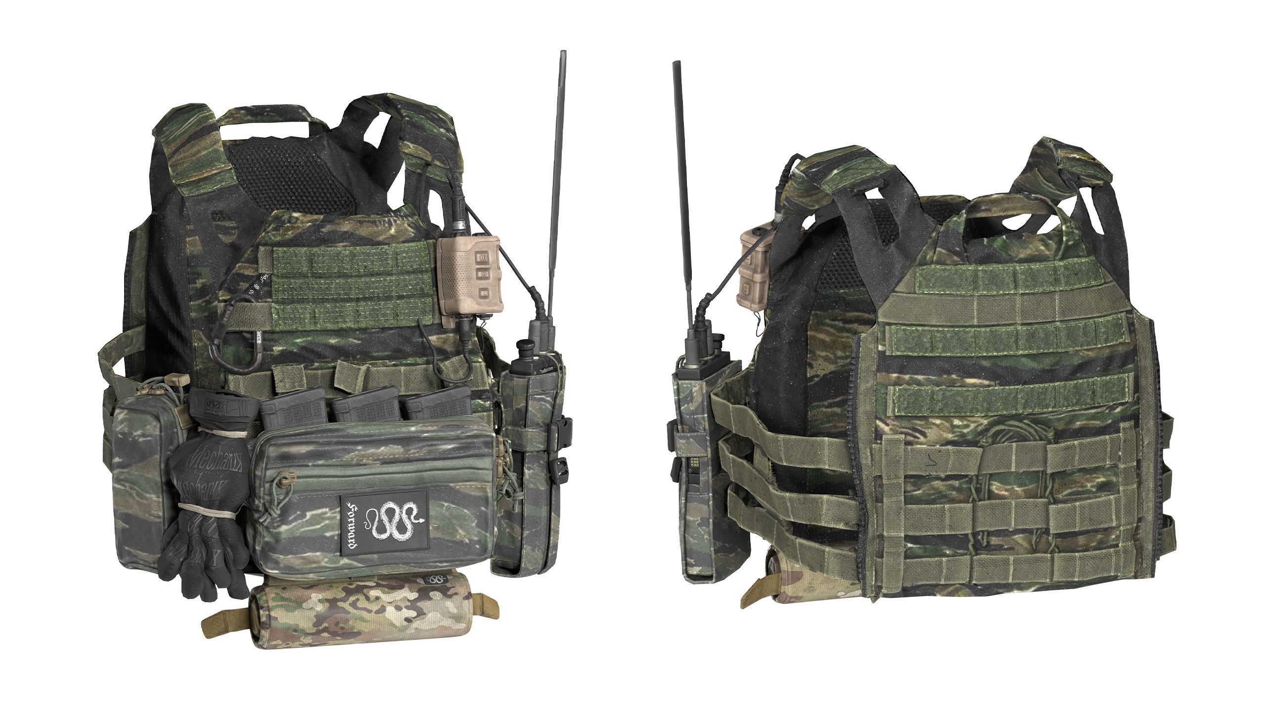 JPC PLATE CARRIER BUNDLE 3D Model Collection_19