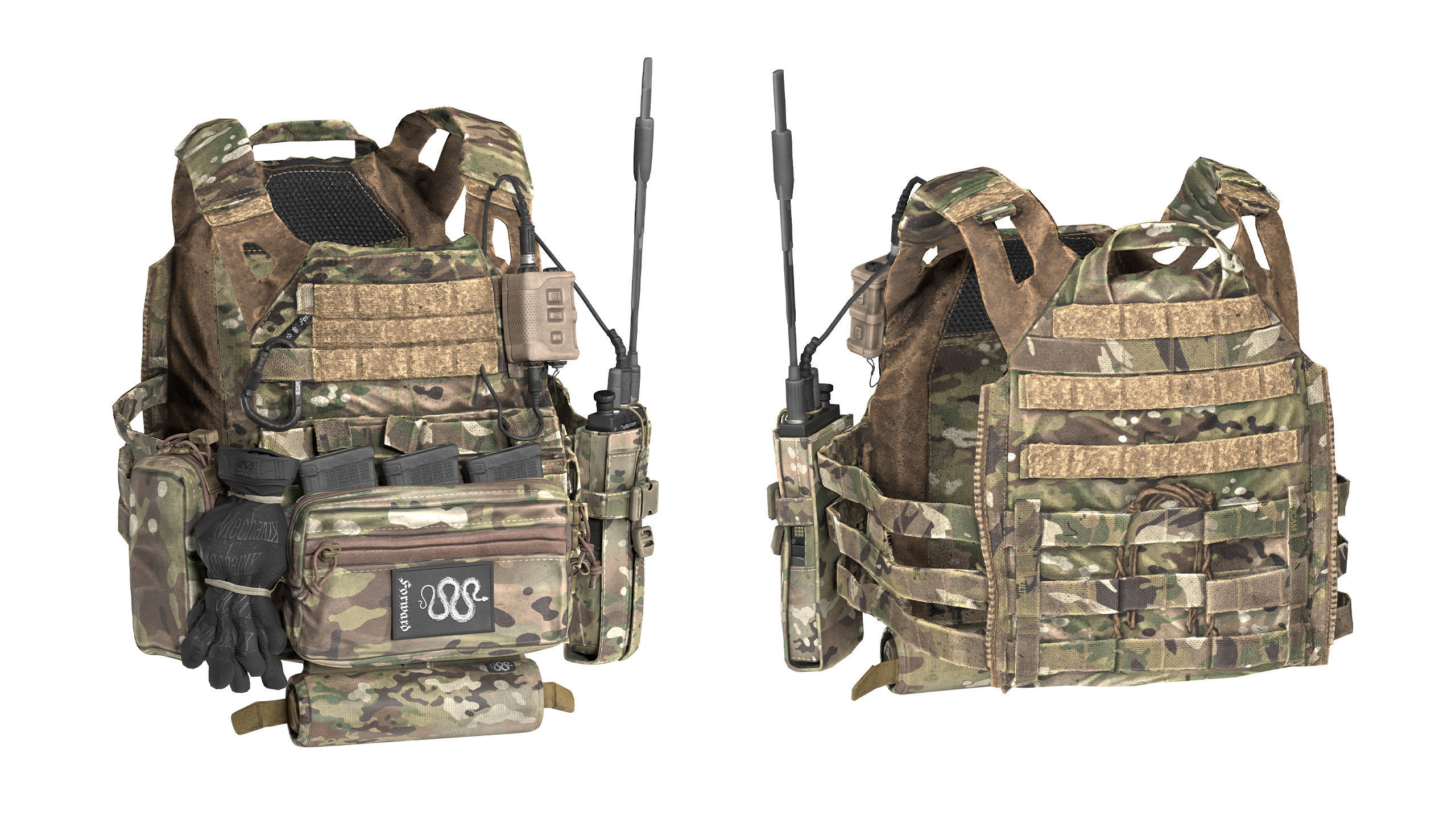 JPC PLATE CARRIER BUNDLE 3D Model Collection_39