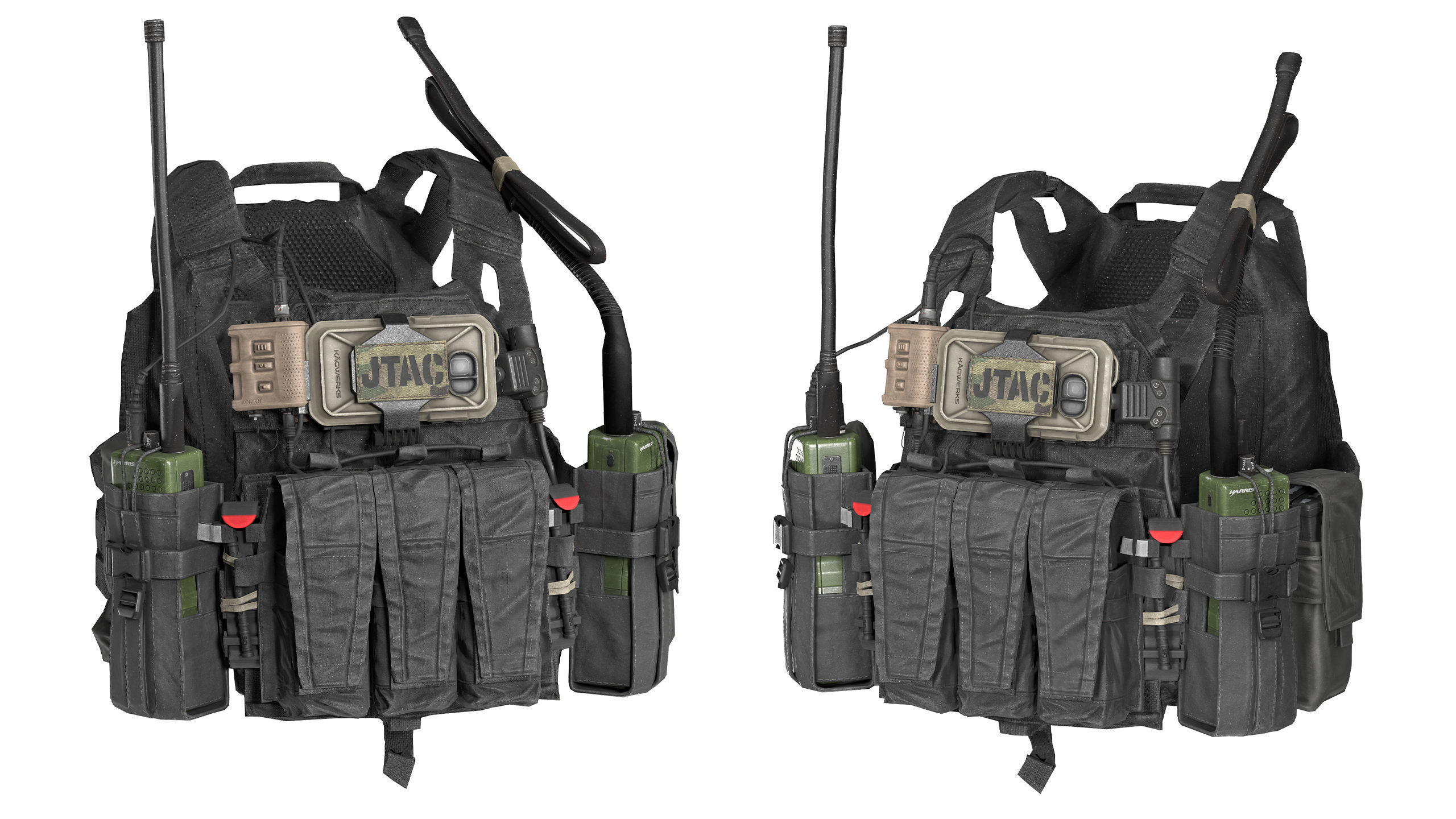 JPC PLATE CARRIER BUNDLE 3D Model Collection_44
