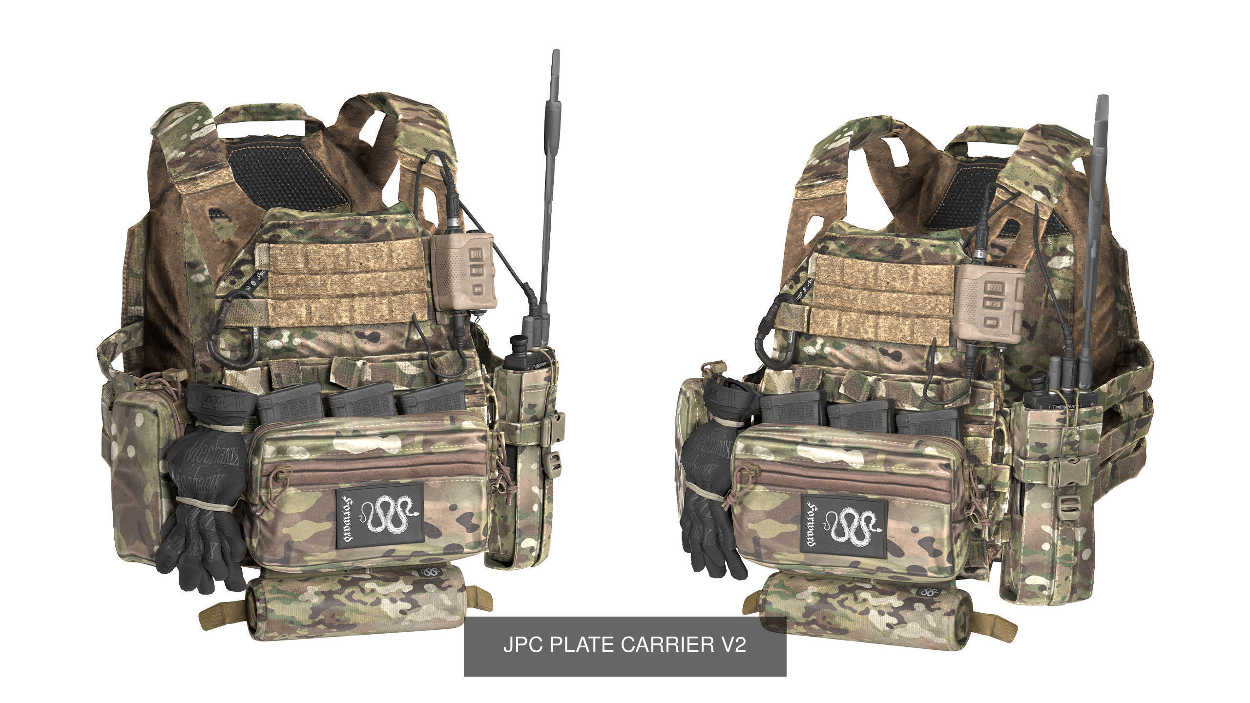 JPC PLATE CARRIER BUNDLE 3D Model Collection_51