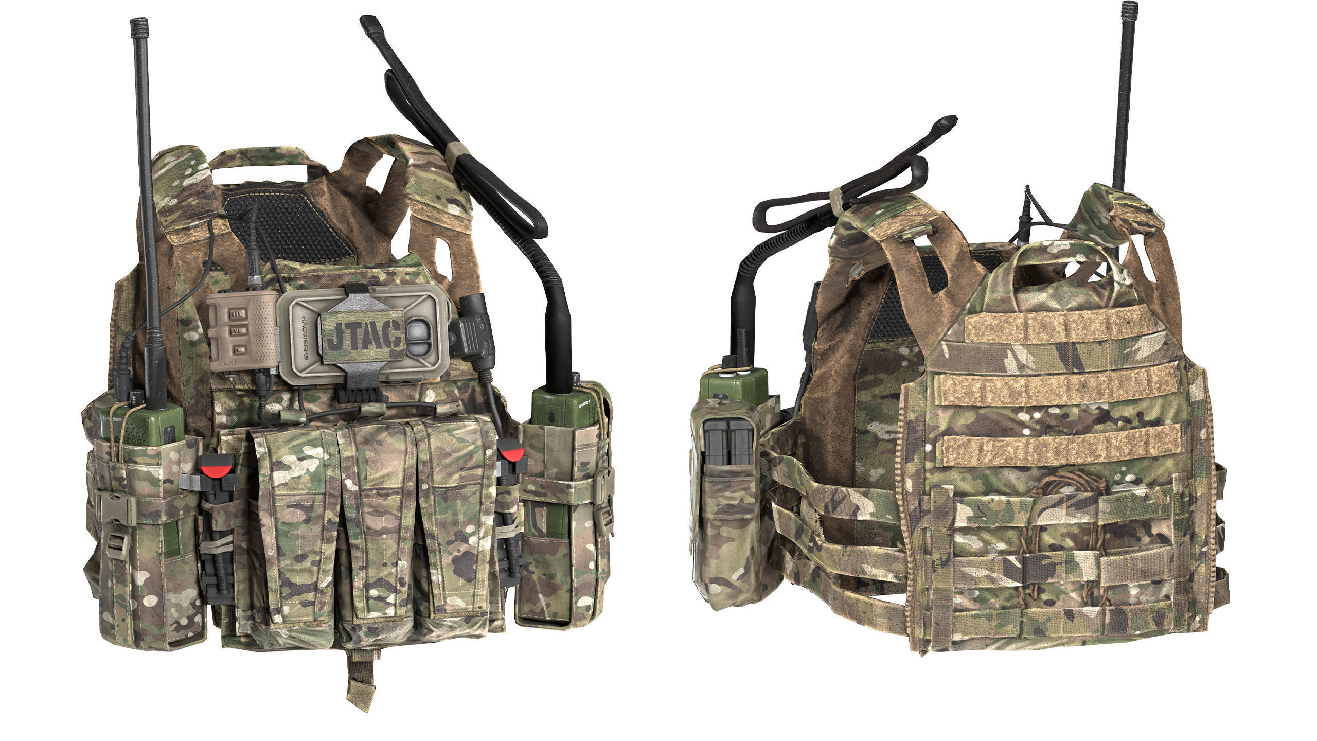 JPC PLATE CARRIER BUNDLE 3D Model Collection_31